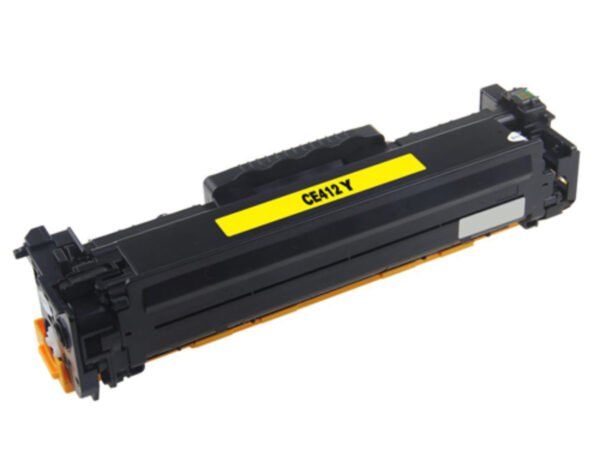 HP 305A (CE412A) Yellow Compatible Toner Cartridge - Image 2